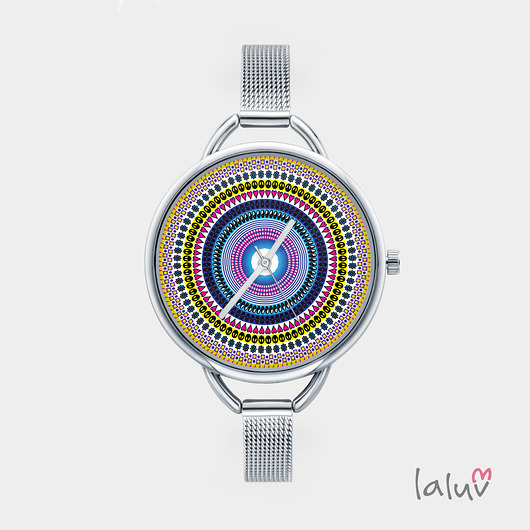 Zegarek MANDALA II na bransolecie laluv