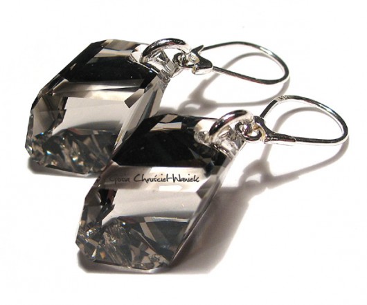 kryształ Swarovski i srebro. Gosia Chruściel-Waniek