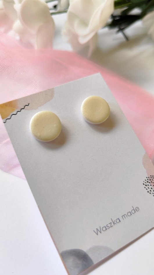 kolczyki z masy plastycznej Kolczyki Elegant