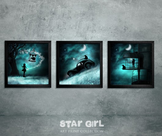 Star Girl Art Print Collection Ewa Saj Fotografie