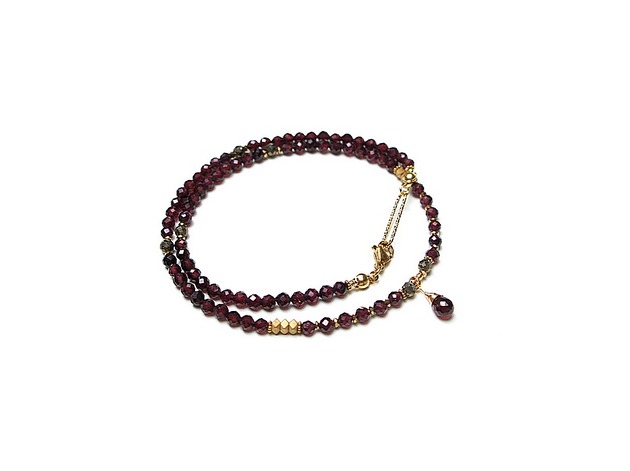 chokery Granaty choker vol. 11 - Szlachetna kolekcja