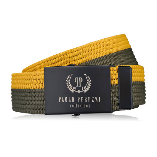 paski męskie Pasek do spodni unisex 95 cm pasek parciany z klamrą dwukolorowy PW-31-95