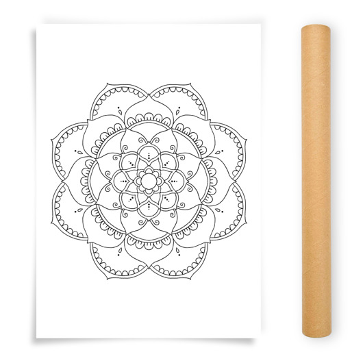 plakaty Plakat do Kolorowania Mandala 50x70cm