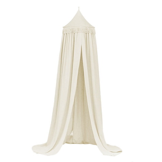 namioty i tipi dla dzieci Baldachim Boho Twist fi50 z Waniliowy