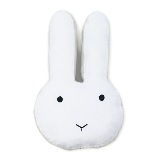 poduszki do pokoju dziecka KRÓLIK bunny poduszka / BIAŁO-SZARY