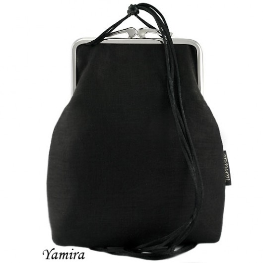 Torebka :: black linen :: yamira