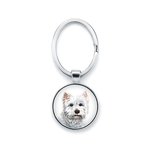 breloki Brelok z grafiką WEST HIGHLAND WHITE TERRIER