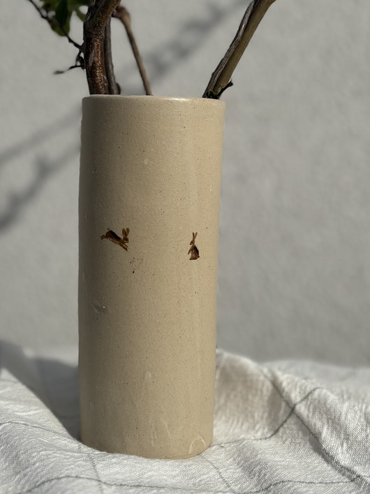 wazony Ceramiczny Wąski Mały Wazon Wielkanocne Zające