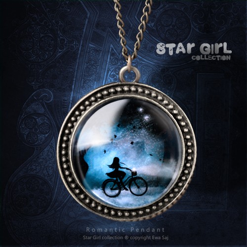 Star Girl i rower, romantyczny medalion Ewa Saj Fotografie