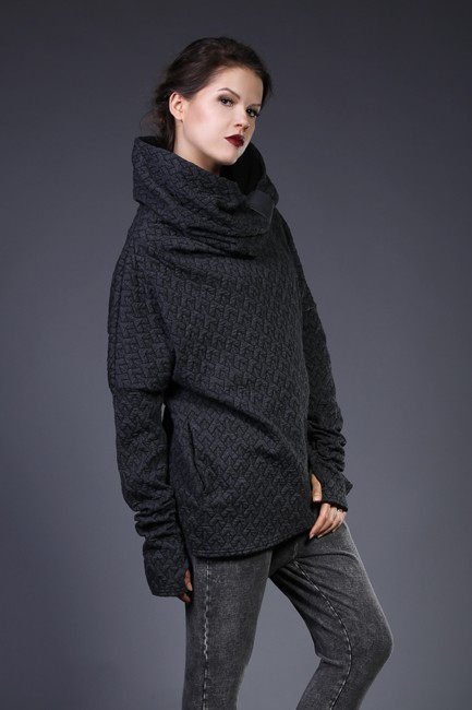 Nubee - B&W #03 - bluza z kominem Nubee