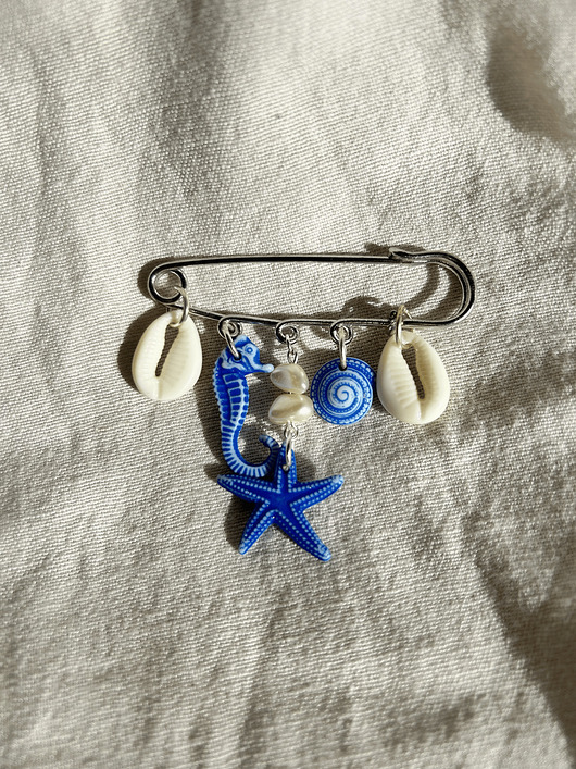 broszki Broszka na agrafce Ocean Stories no.1 Agrafka Studio