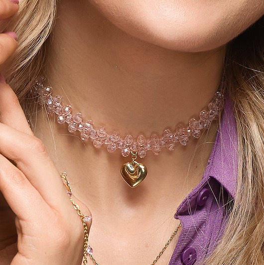 chokery Choker potrójny Love Me