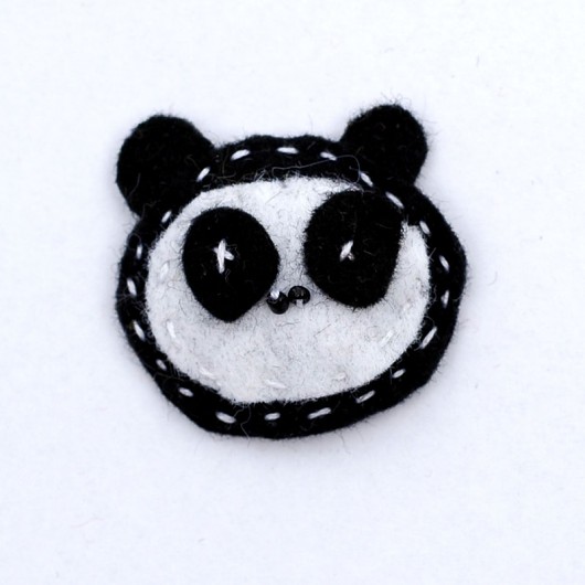 spinka miś panda patkas