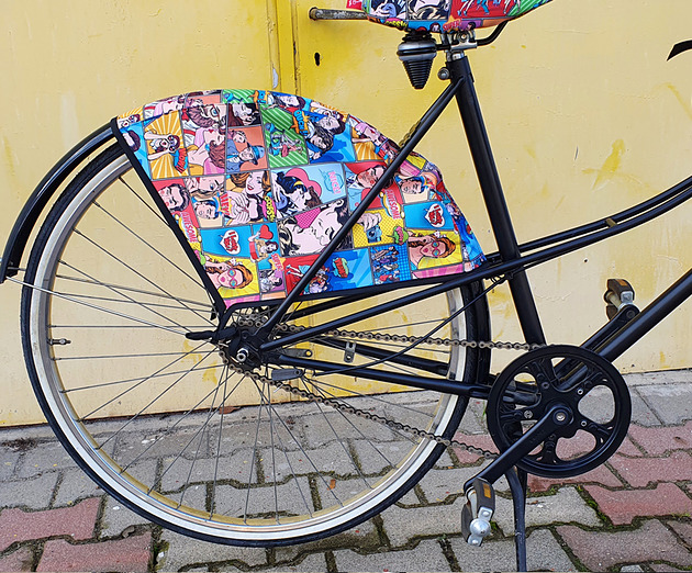 akcesoria do roweru Osłona koła KOMIKS retro