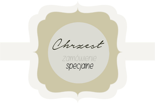 Zestaw zaproszeń na chrzest AnZone
