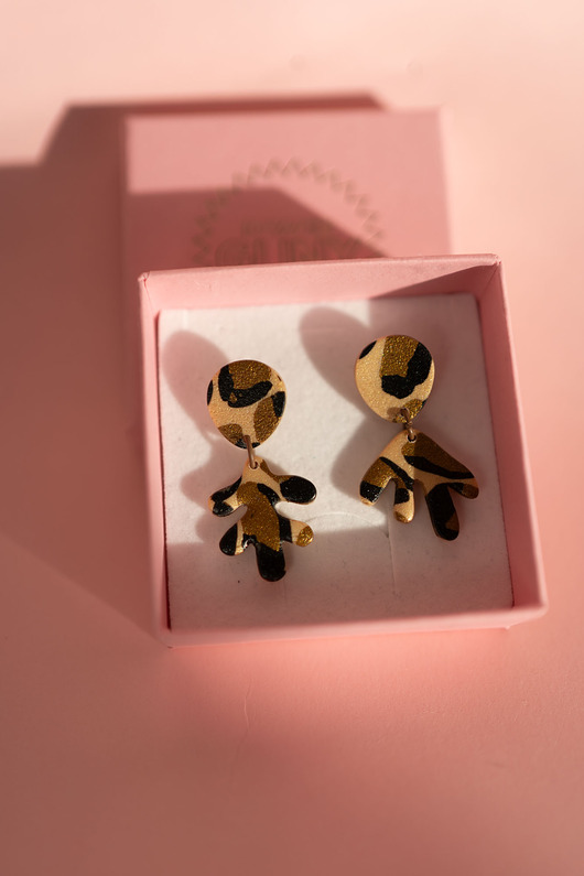 kolczyki z masy plastycznej Mini sztyfty Henri Matisse