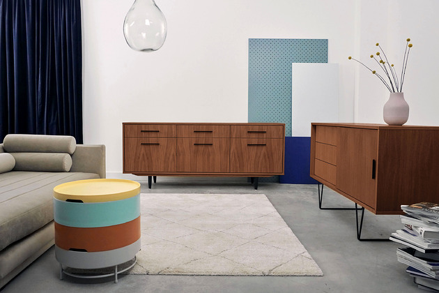 komody i szafki Komoda sideboard T-S10 sześć szuflad