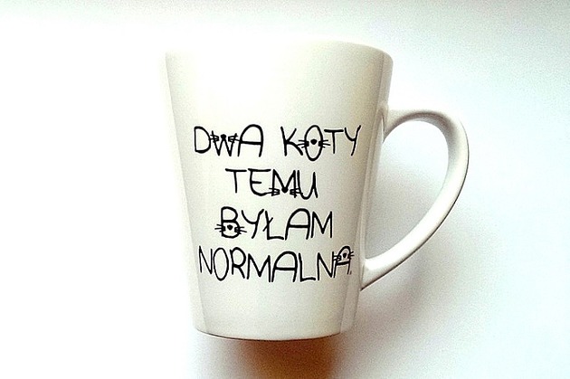kubki Kubek Latte dwa KOTY