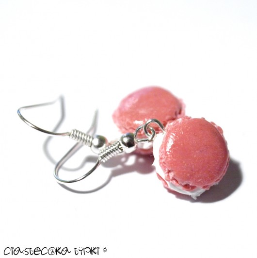 kolczyki macaroons ciasteczkatynki