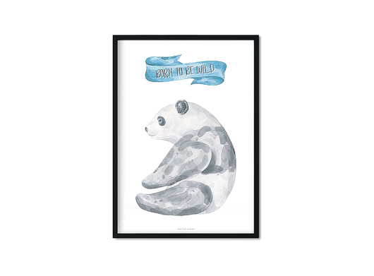 "Panda" Plakat Love The Journey
