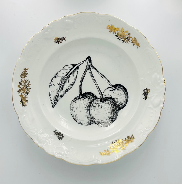 Ozdoby na ścianę Wisienki czy czereśnię