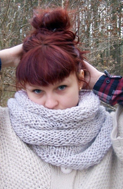 komin kremowy Mademoiselle Patrini