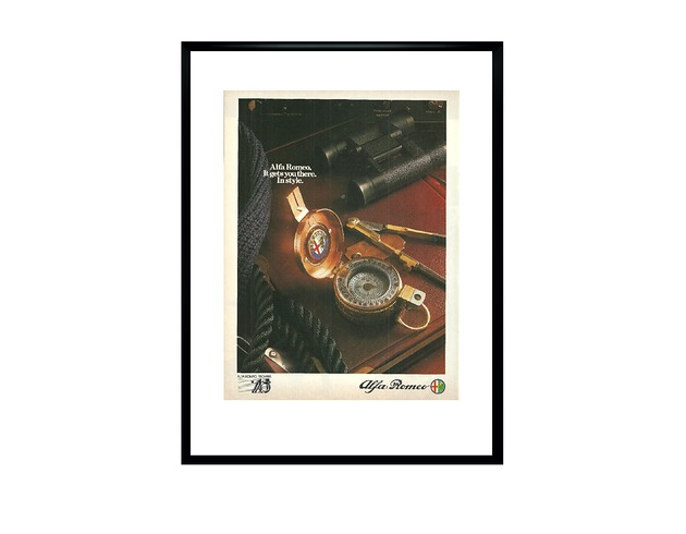 plakaty Plakat Oprawiona reklama ALFA ROMEO, 1979 r