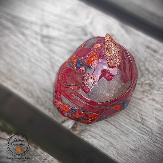 pojemniki na biżuterię Puzderko ceramiczne ,,bajkowa szkatułka"