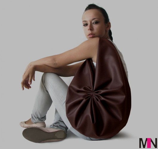 PUFF BAG - rudybrąz- 01  After Hours Design