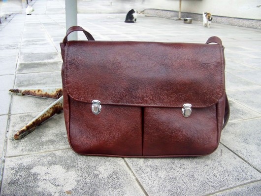 wielka TEKA kasztanowa UNISEX  laptop 17 czajkaczajka