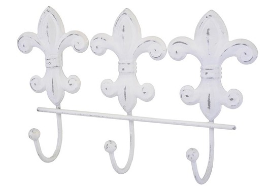 Wieszak ścienny z motywem 17 cm, biały Home Design