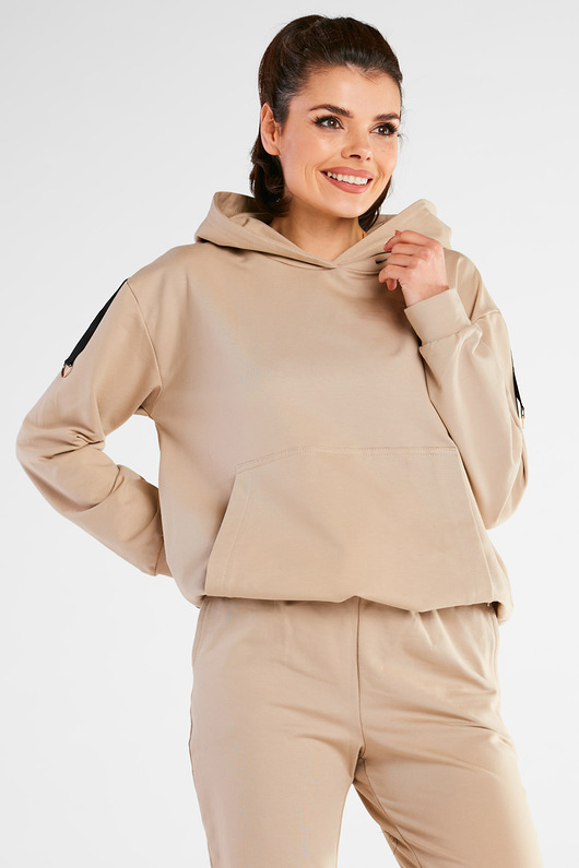 bluza z kapturem damska Bluza C248