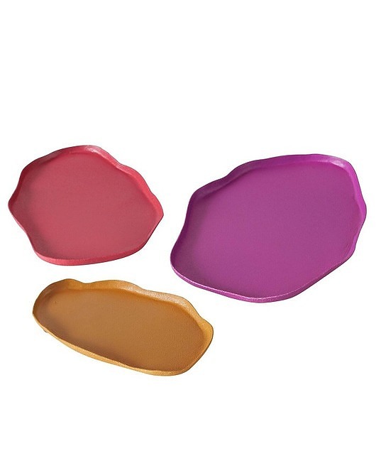 dodatki - różne Taca Dekoracyjna 3 szt. Colores