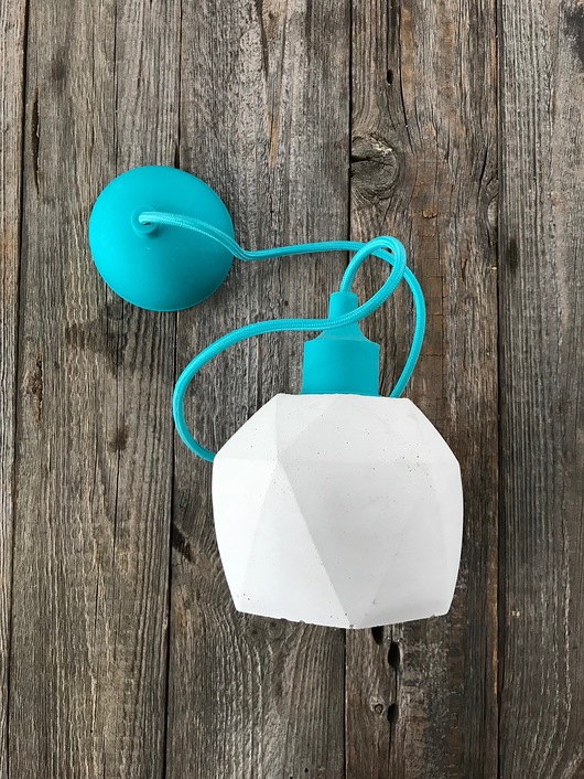 Lampa Betonowa Hexagon - L1 Dekornia