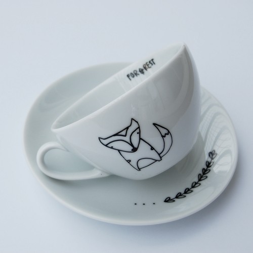 filiżanka cappuccino lisek FOR REST