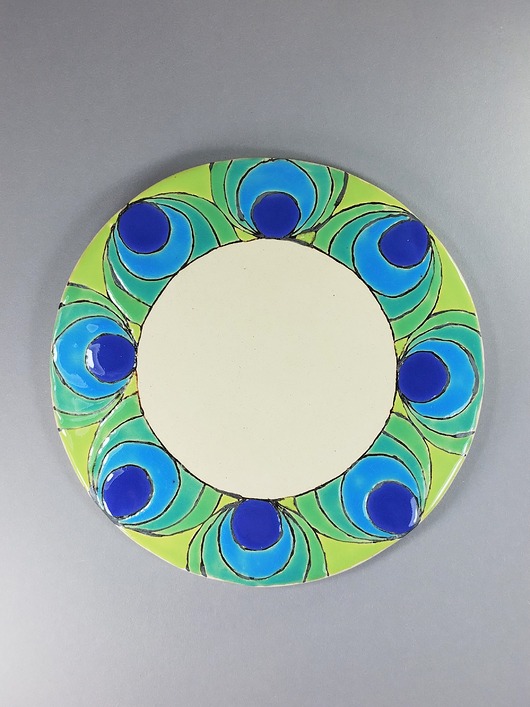 podkładki do kuchni Ceramiczna podstawka Pawie Oczka