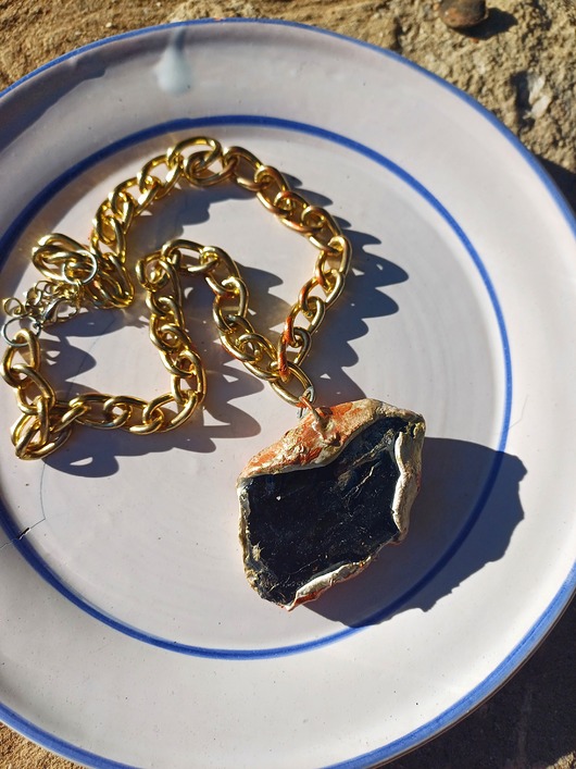 wisiory SEN WULKANÓW - amulet z obsydianem