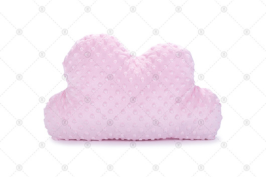 Różowa Chmurka Minky Makaszka