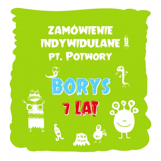 Zestaw POTWORY indywidualne zamówienie Wiewiórka i Spółka