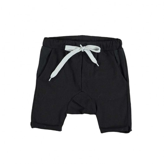 EASY SHORTS - black Kółko Krzyżyk