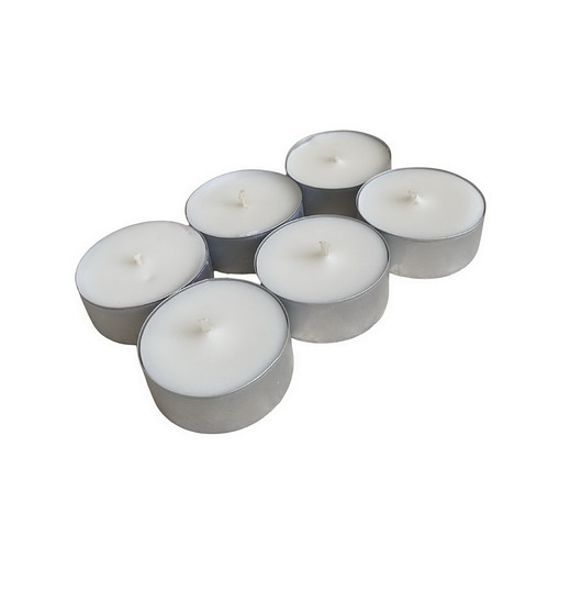 świeczniki i świece Bezzapachowe 6 szt./ tealight 85g- wosk sojowy