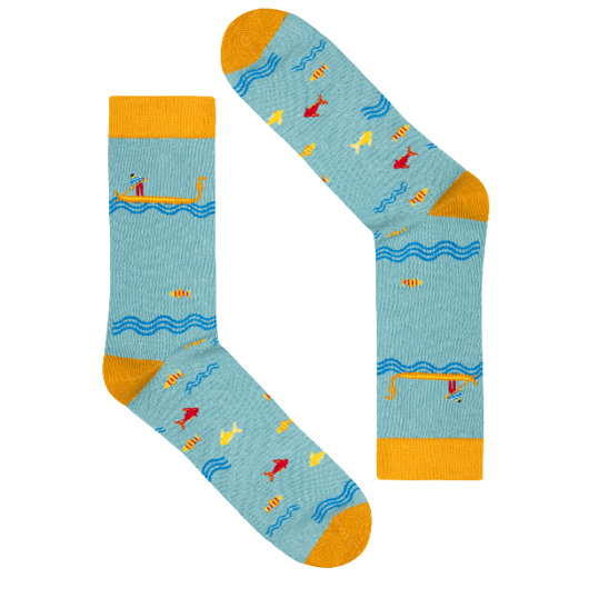 Skarpetki Włochy Gondolierzy 42-46 FAVES. Socks&Friends