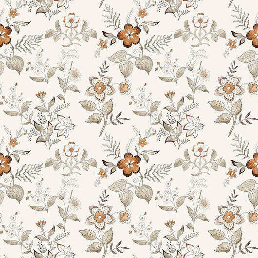 naklejki ścienne do pokoju dziecka Tapeta ścienna Spring Flowers Mice Collection 53cmx10m PZ