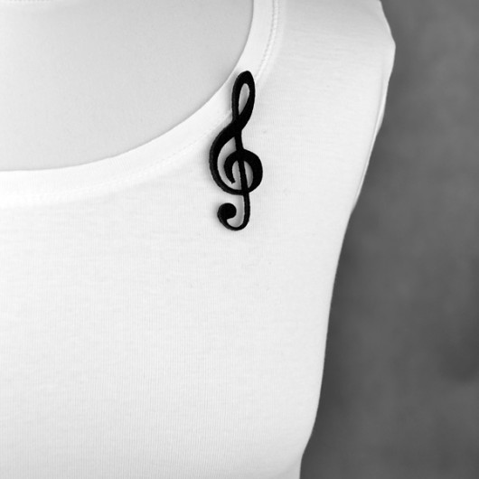 : FeltClef felt label