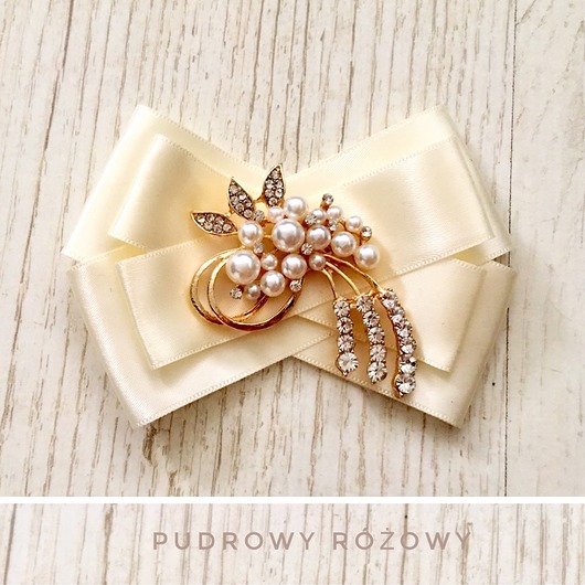 broszki Brosza  Wedding Collection z Perłami