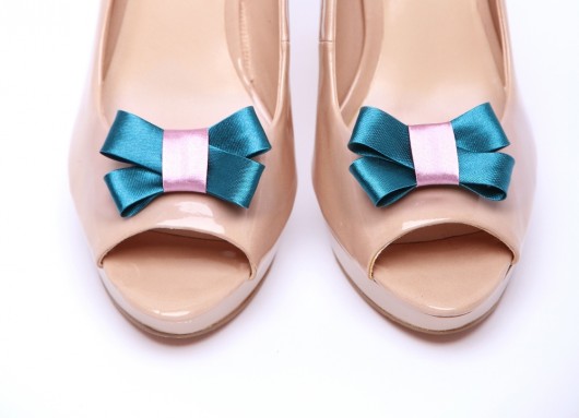 Ladybird - Emerald/Pink - klipsy do butów HowDoILook