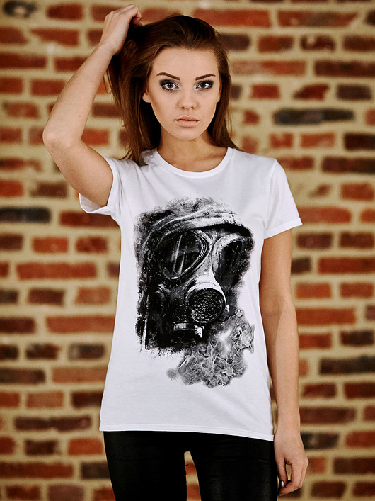 T-shirt damski UNDERWORLD Gas mask UNDERWORLD