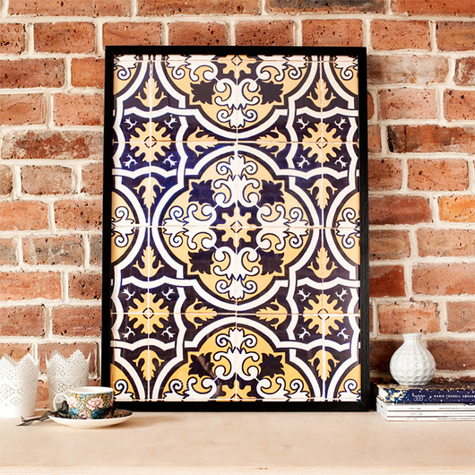 PLAKAT MIDNIGHT BLUE / M (50x70cm)  Sun Patterns