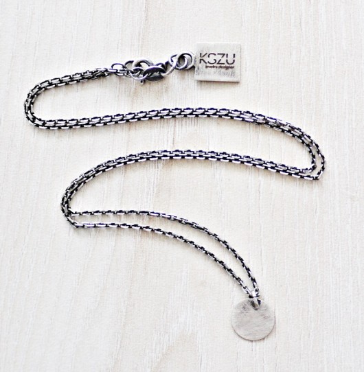 KSZU- Silver Chain Necklace [pr925] KSZU Jewelry