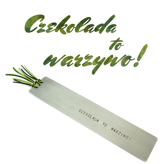 Zakładka do książki - Czekolada to warzywo! Hundred Bookmarks